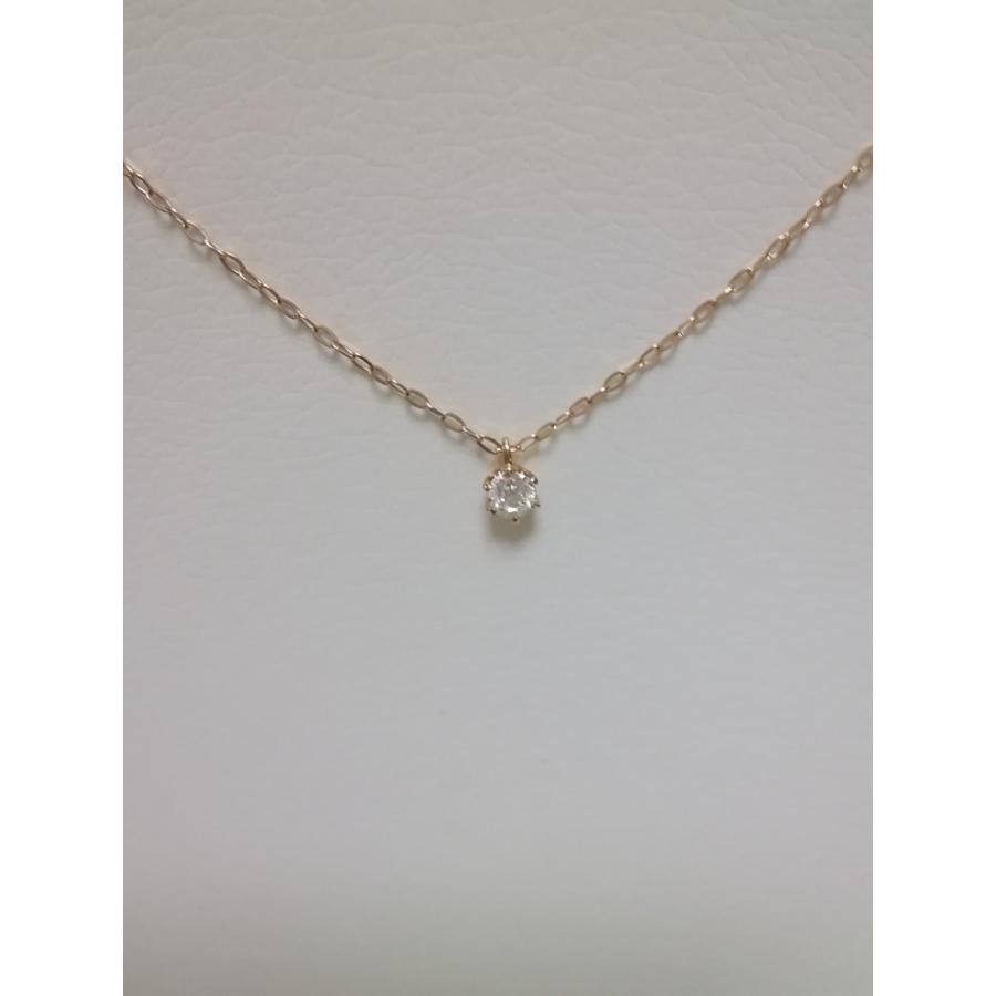 ダイヤモンドプチネックレス　星の砂ブティックK18ピンクゴールド　定価87000円　送料無料