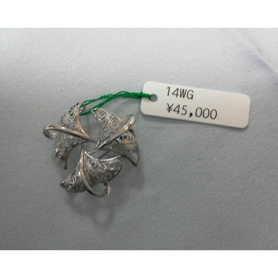 １４ＷＧブローチ　定価48,600円　送料無料！