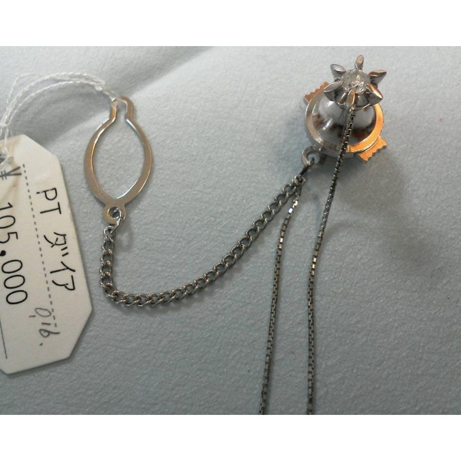 Pt .900 ダイヤタイタック 楽天市場】o【Pt900】ダイヤタイタック プラチナ 総重量約1.4g