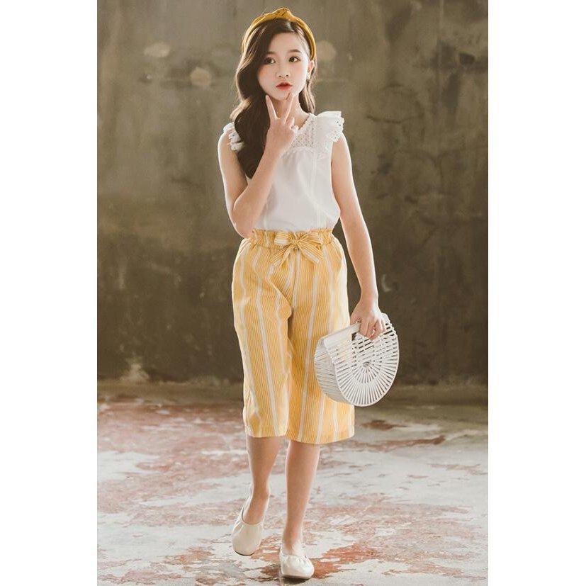でおすすめアイテム。 子供服 セットアップ ブラウス ショートパンツ 上下セット 夏春 Tシャツ 子供服 トップス ズボン ノースリーブ 女の子 半袖 キッズ 子ども服 新品匿名配送キッズセットアップ 女の子レースシャツとスカート140