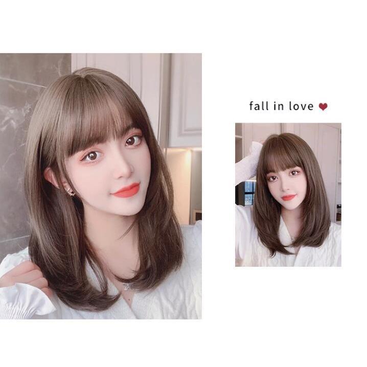 ウィッグ 自然な人毛100%フルウィッグ 人毛 自然 医療用 円形脱毛症 ボブ ミディアム ショート レディース 