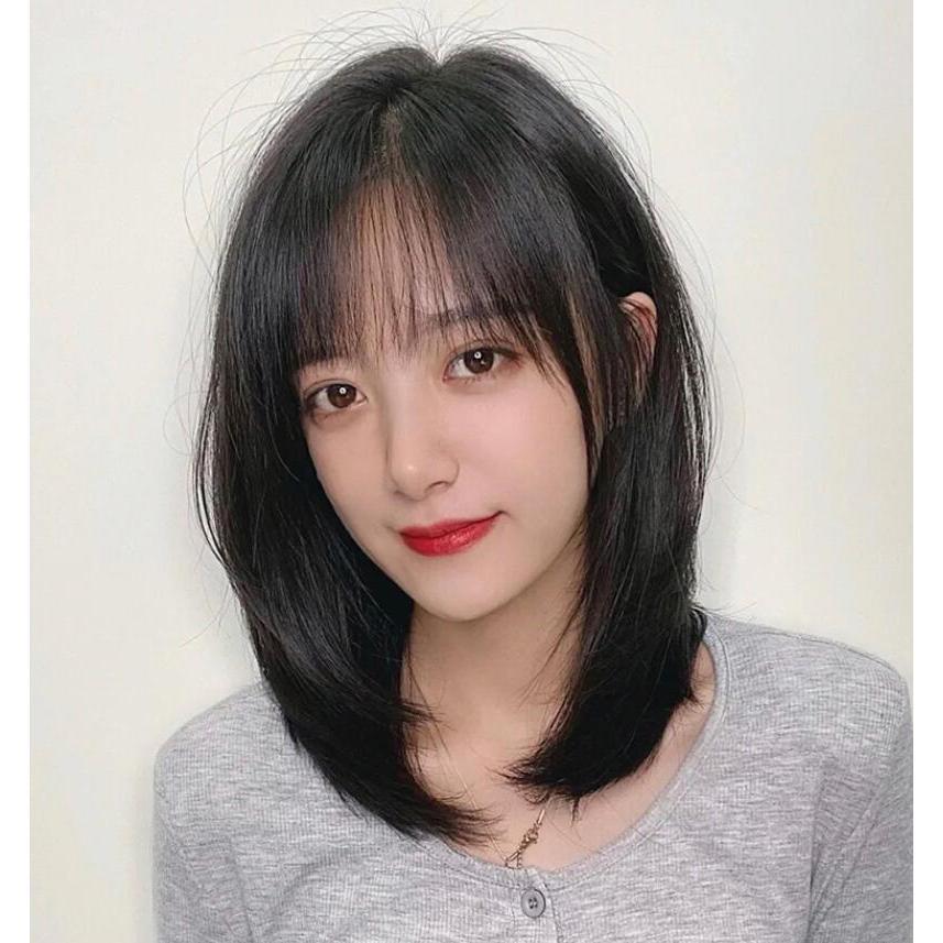 ウィッグ 自然な人毛100%フルウィッグ 人毛 自然 医療用 円形脱毛症 ボブ ミディアム ショート レディース 