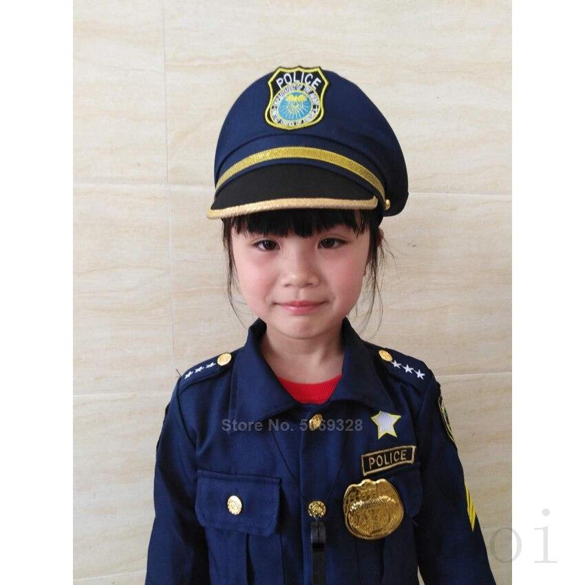 子供警察官コップアニメキャラクターコスプレ衣装カーニバル子男の子警官制服ノベルティスーツアクセサリー お得