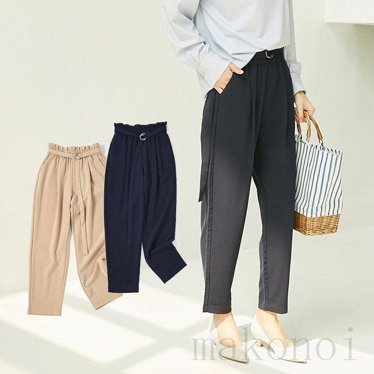 送料無料 テーパードパンツ レディース タックパンツ フォーマル スーツパンツ ハイウエストゴム 春コーデ 入学式 入園式 美脚パンツ ロング 大きいサイズ テーパードパンツ カラー キャメル Royaldiamondlabradoodles Com