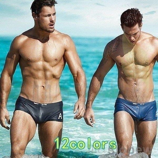 ショートボクサー メンズ水着 ビキニパンツ ショートトランクス ブーメラン 短パン スイムショーツ ビーチズボン 海パン ショーツ ボックス 水泳用品 Makonoi Hyv まのこい商店 通販 Yahoo ショッピング