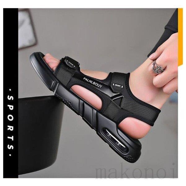 サンダル メンズ エアークッション スポーツサンダル おしゃれ 通気 軽量 ビーチサンダル コンフォートサンダル サボサンダル 父の日 贈り物 ブランド 時間指定不可