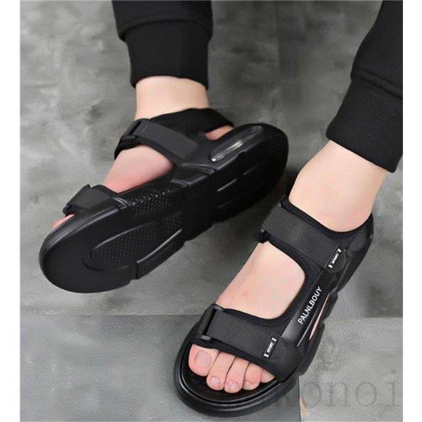 サンダル メンズ エアークッション スポーツサンダル おしゃれ 通気 軽量 ビーチサンダル コンフォートサンダル サボサンダル 父の日 贈り物 ブランド 時間指定不可