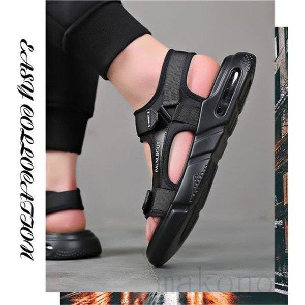 サンダル メンズ エアークッション スポーツサンダル おしゃれ 通気 軽量 ビーチサンダル コンフォートサンダル サボサンダル 父の日 贈り物 ブランド 時間指定不可