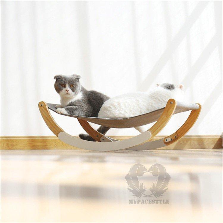 猫用ベッド 猫用ロッキングチェア 猫のおもちゃ 猫ハウス 室内用 ペット用品 木材 夏 面白い 涼しい 置き型 揺りチェア 小型犬 Makonoi Sh まのこい商店 通販 Yahoo ショッピング