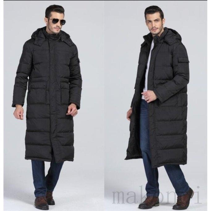 6777円 国内発送 ダウンコート メンズ ダウンジャケット ロング フード付き ベンチコート ファー付き アウター 大きいサイズ