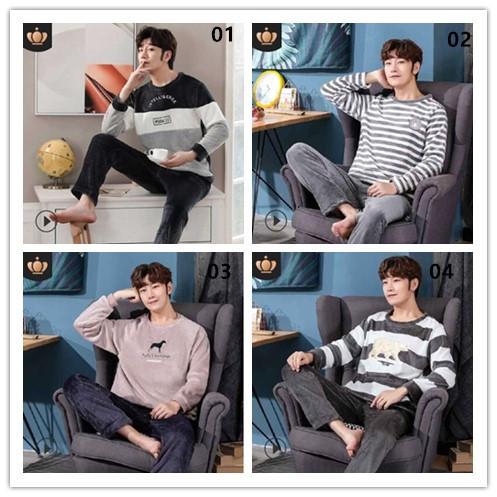 ルームウェア 代引不可 パジャマ メンズ 冬用 長袖 上下セット ふわもこ 暖かい もこもこ 部屋着 あったか 男性 ふわふわ 冬 寝間着 セットアップ