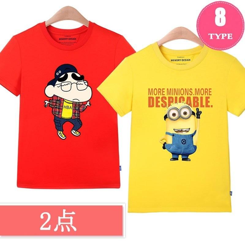 ミニオン Tシャツ クレヨンしんちゃん キッズ 女の子 男の子 Uネック 半袖tシャツ Tシャツ 綿100 子供服 かわいい 2点 春夏 Manokoi Fs2912 まのこい商店 通販 Yahoo ショッピング