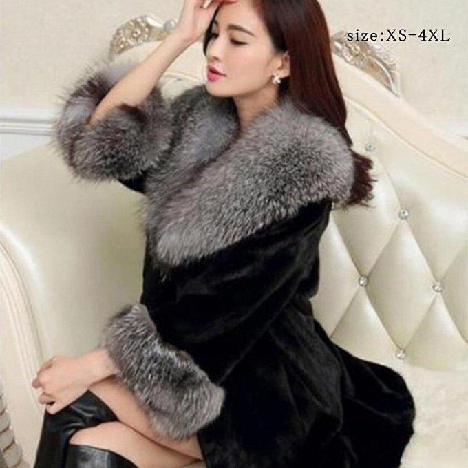 着丈104⁄Aライン ジョセフィーヌ ロングコート ミンク ファーコート