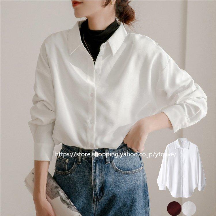 ビックシャツ 秋冬 レディース トップス ネルシャツ カジュアル 長袖 コーデ シンプル 無地 秋冬 Pxlf73 まのこい商店 通販 Yahoo ショッピング