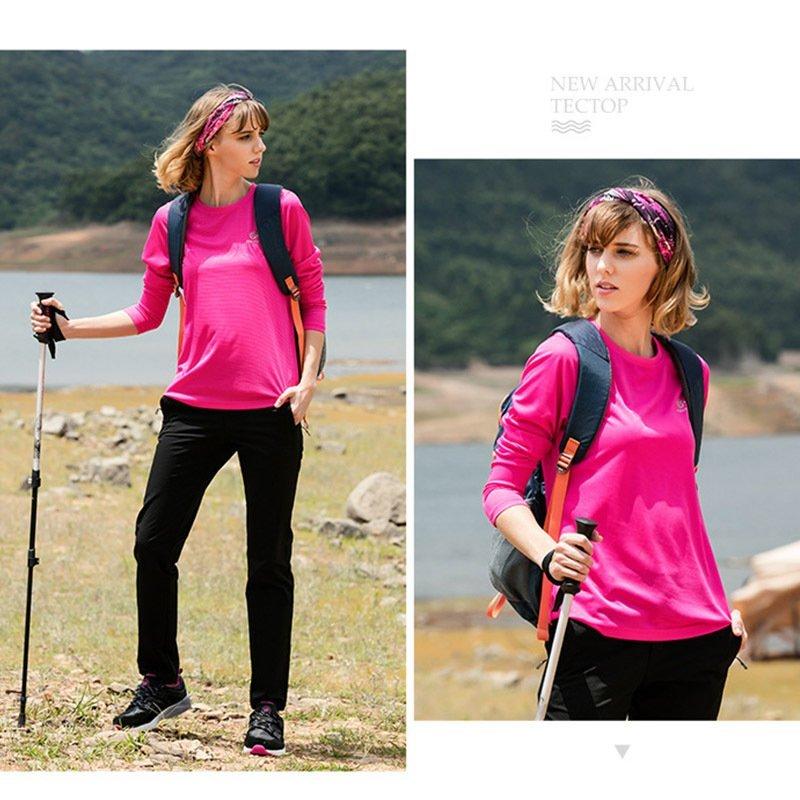 品質のいい ウエア 実用的 無地 長袖ｔシャツ アウトドア クルーネック テクトップ Tectop 速乾tシャツ メンズ レディース 吸汗速乾 長袖 Tシャツ 登山 トレッキング アウトドア トップス 春 夏 Www Threeriversofs Com