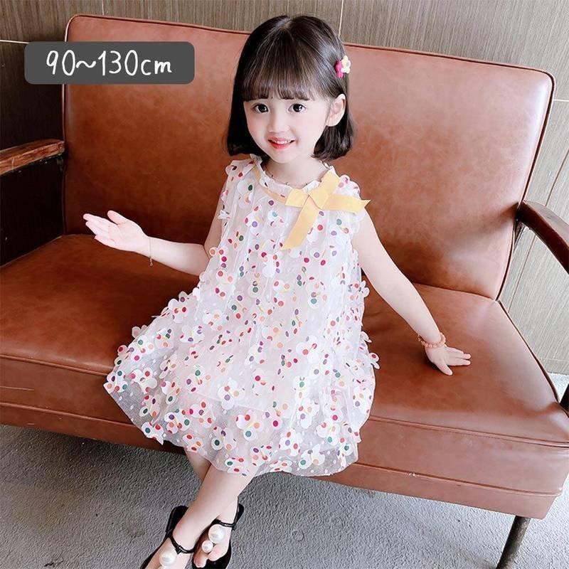 大特価 ベビー服 シューズ 2歳 3歳 4歳 5歳 6歳 7歳 8歳 9歳 10歳 子供服 女の子 ワンピース ノースリーブ ミドル丈 キラキラ ゴージャス エレガント かわいい 可愛い 90 100 110 1 130 白 夏 カラフル マルチカラー Www Threeriversofs Com