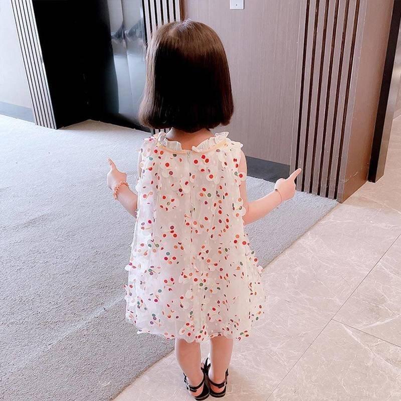 大特価 ベビー服 シューズ 2歳 3歳 4歳 5歳 6歳 7歳 8歳 9歳 10歳 子供服 女の子 ワンピース ノースリーブ ミドル丈 キラキラ ゴージャス エレガント かわいい 可愛い 90 100 110 1 130 白 夏 カラフル マルチカラー Www Threeriversofs Com