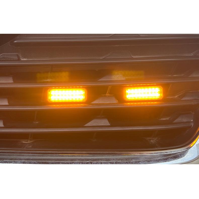 スバル フォレスター アウトバック XV BRZ カスタム パーツ LEDグリルライト LEDフロントライト｜makonoi｜05