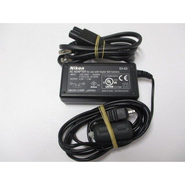 AD31356☆ニコン Nikon☆ACアダプター☆EH-63☆保証付！即決