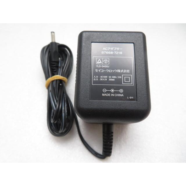 AD36918☆セイコークロック☆ACアダプター☆B7668-7218 YLD-0430J