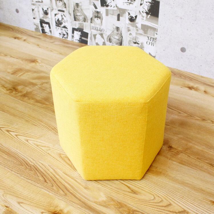 カラースツール 六角形タイプ 作業椅子 作業用 積み重ね コンパクト