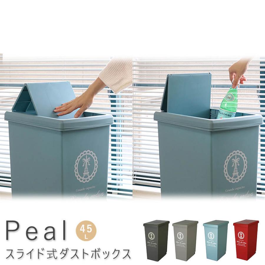ｐｅａｌ ペール スライド式ダストボックス ４５ｌ ゴミ箱 分別 スリム ふた付 キッチン 屋外 隙間 おしゃれ パ M 京都ここん 通販 Yahoo ショッピング