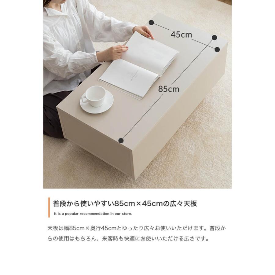 バイカラーセンターテーブル テーブル センターテーブル リビング ロー