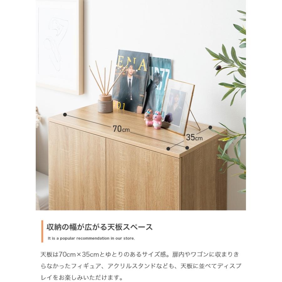 収納ワゴン 可動棚 推し活収納 推し活グッズ キャスター付き