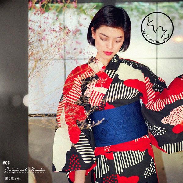 浴衣 レディース 女性浴衣 単品 浴衣単品 ゆかた ユカタ 古典 大正浪漫 大正ロマン レトロ 復刻 浴衣単品 婦人 大人 雲取り U アンココン Uncocon 通販 Yahoo ショッピング