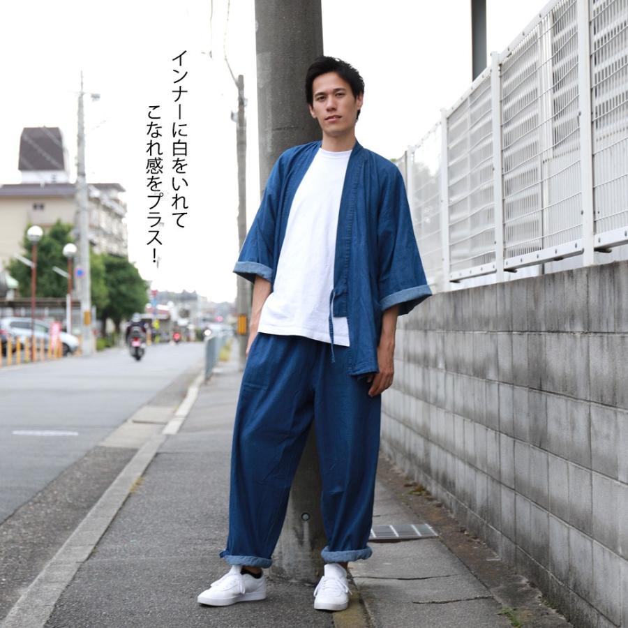 市場 作務衣 普段着 男性 ブラック Ll 紺 部屋着 メンズ 春夏秋 サイズ 黒 ネイビー パジャマ ブルー L 作業着 全3色 M ストライプ 灰 綿麻 洗える 紳士