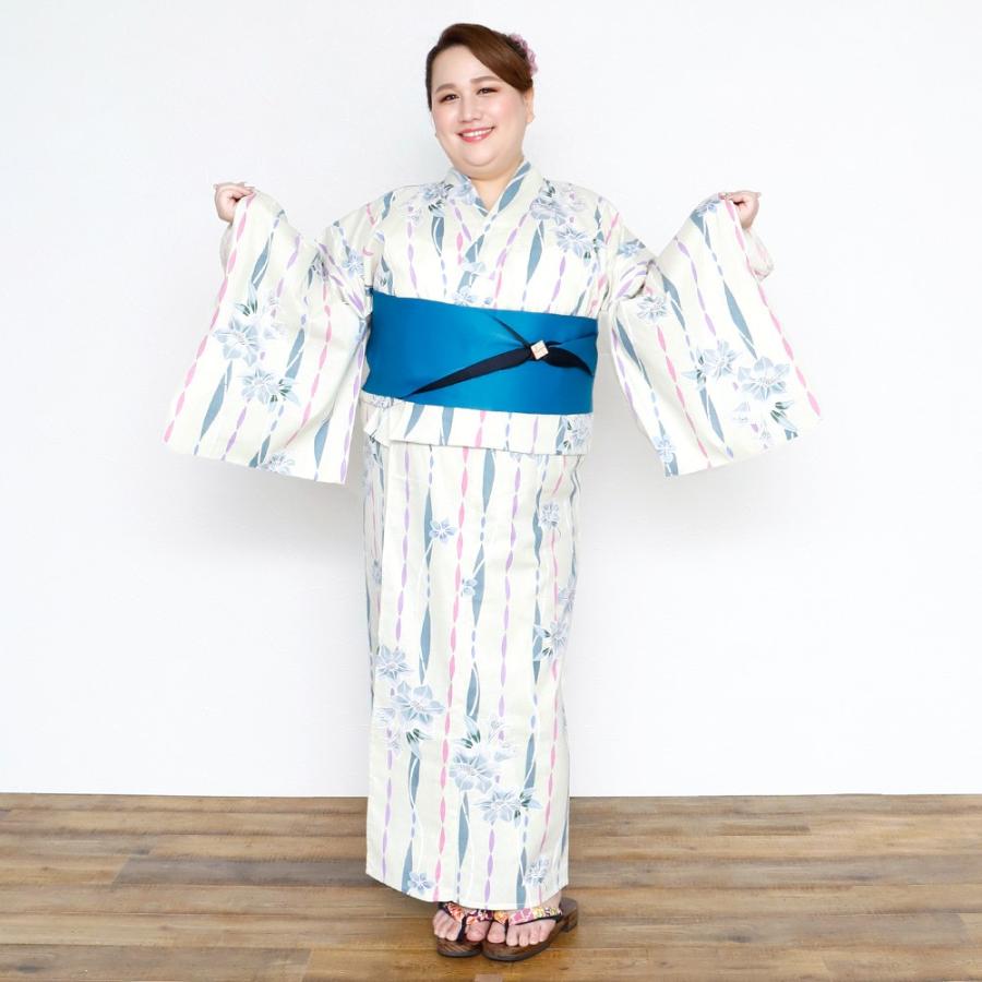 浴衣 大きいサイズ レディース ゆかた 大人 浴衣単品 3L 4L ぽっちゃり
