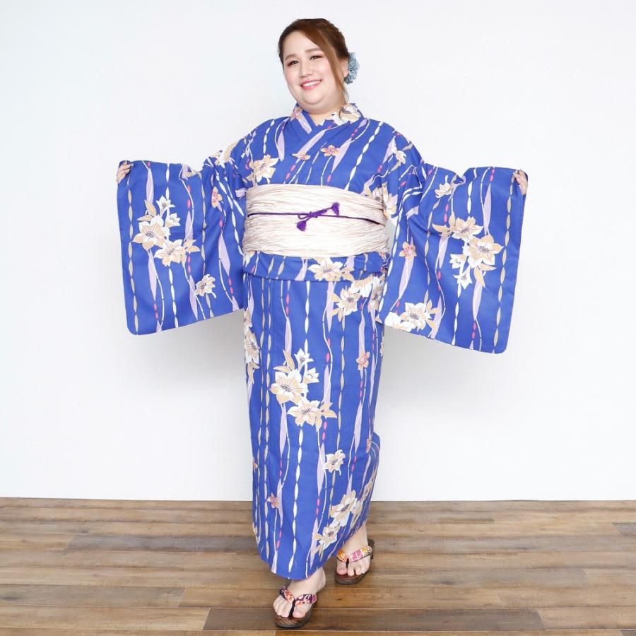 新品　4L 浴衣　ぽっちゃりさん　大きいサイズ 浴衣 大きいサイズ レディース ゆかた 大人 浴衣単品 3L 4L