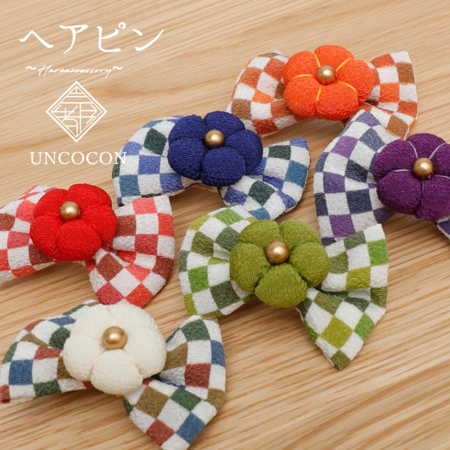 ヘアピン リボン 花柄 パッチンピン 和柄 ミニ 子供用 和風 ヘアアクセサリー かわいい 髪留め 花 ヘア メール便２ポイント U アンココン Uncocon 通販 Yahoo ショッピング
