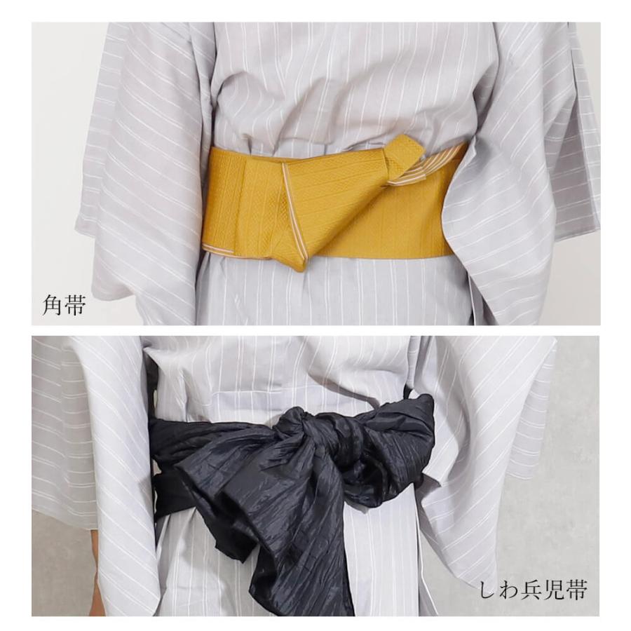 浴衣 メンズ セット 帯 ペア メンズ浴衣セット 綿麻 男性 角帯 兵児帯