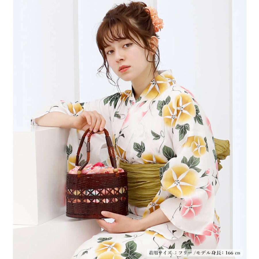 二部式 浴衣 単品 女性用 セパレート フリーサイズ 綿 白地 NO40677 Amazon.co.jp: 二部式 浴衣 単 女性用 着付け不要 簡単に着