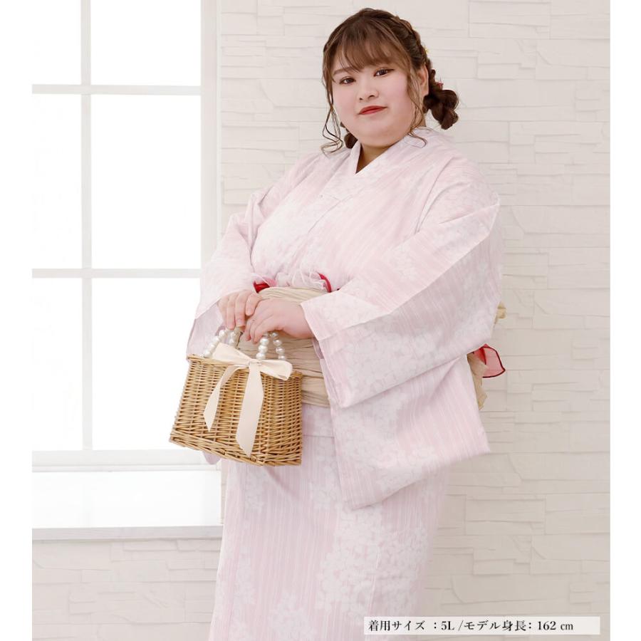 浴衣 大きいサイズ レディース ゆかた 大人 浴衣単品 3L 4L