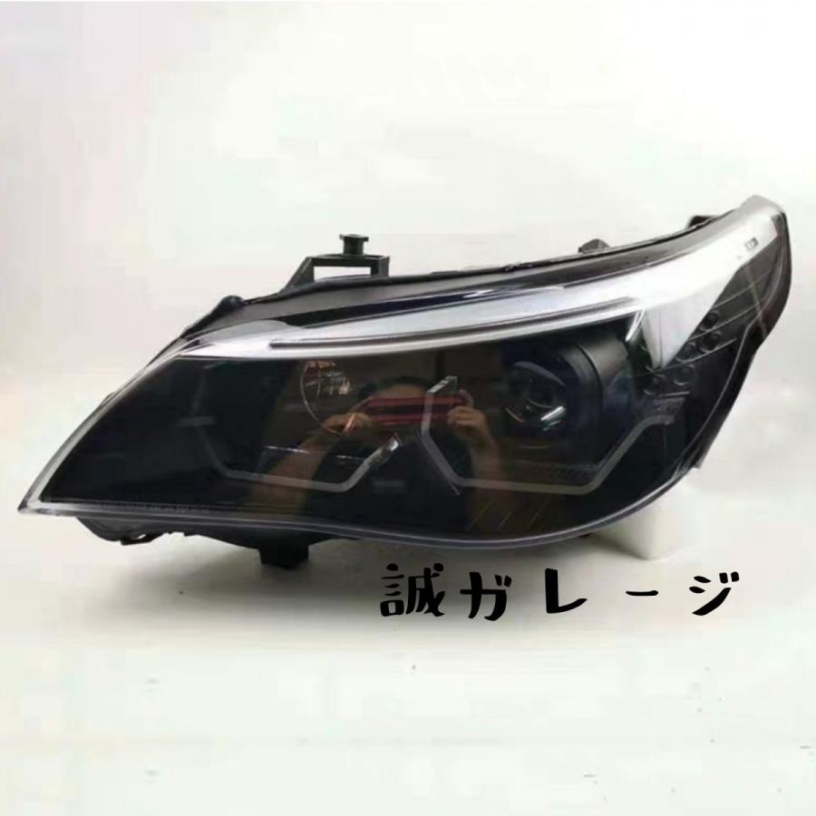 BMW E60 5シリーズ ブラックプロジェクターヘッドライト 改良版 2004
