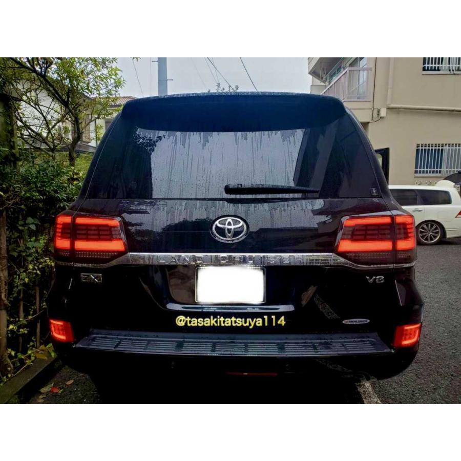 ランドクルーザー LAND CRUISER 200 後期 テールランプ&フレクター