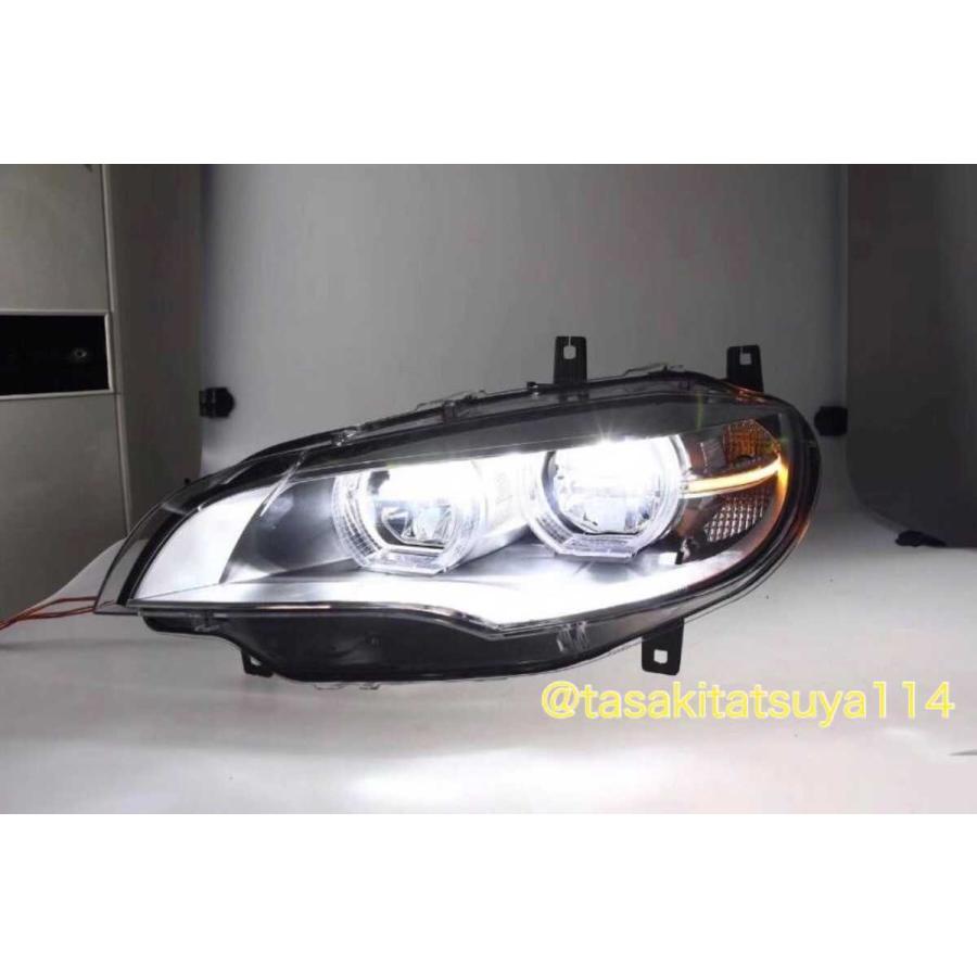 BMW E71 X6 2008〜2014年式 LEDヘッドライト 現行風 ☆高品質LEDバルブ