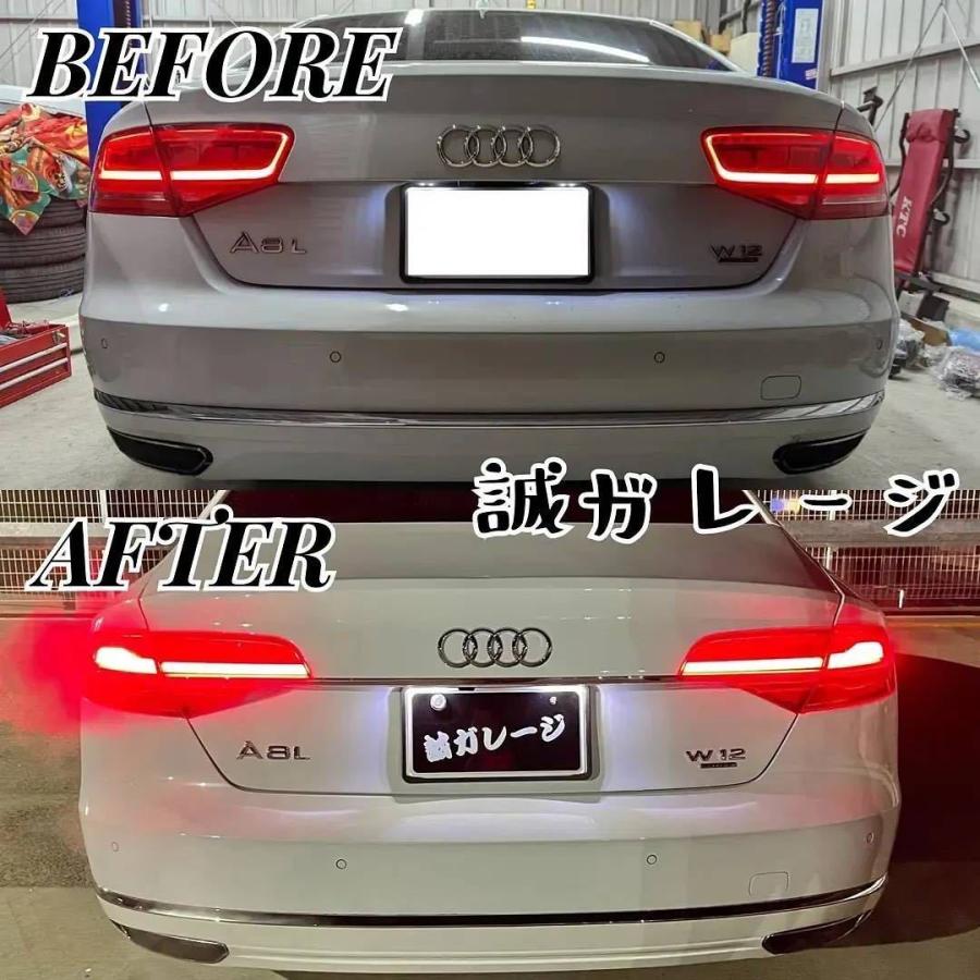 ☆国内唯一発売　取付実績あり！　アウディ　AUDI A8 D4 2010年〜　リア　後期仕様フルセット　後期型テールランプ_1