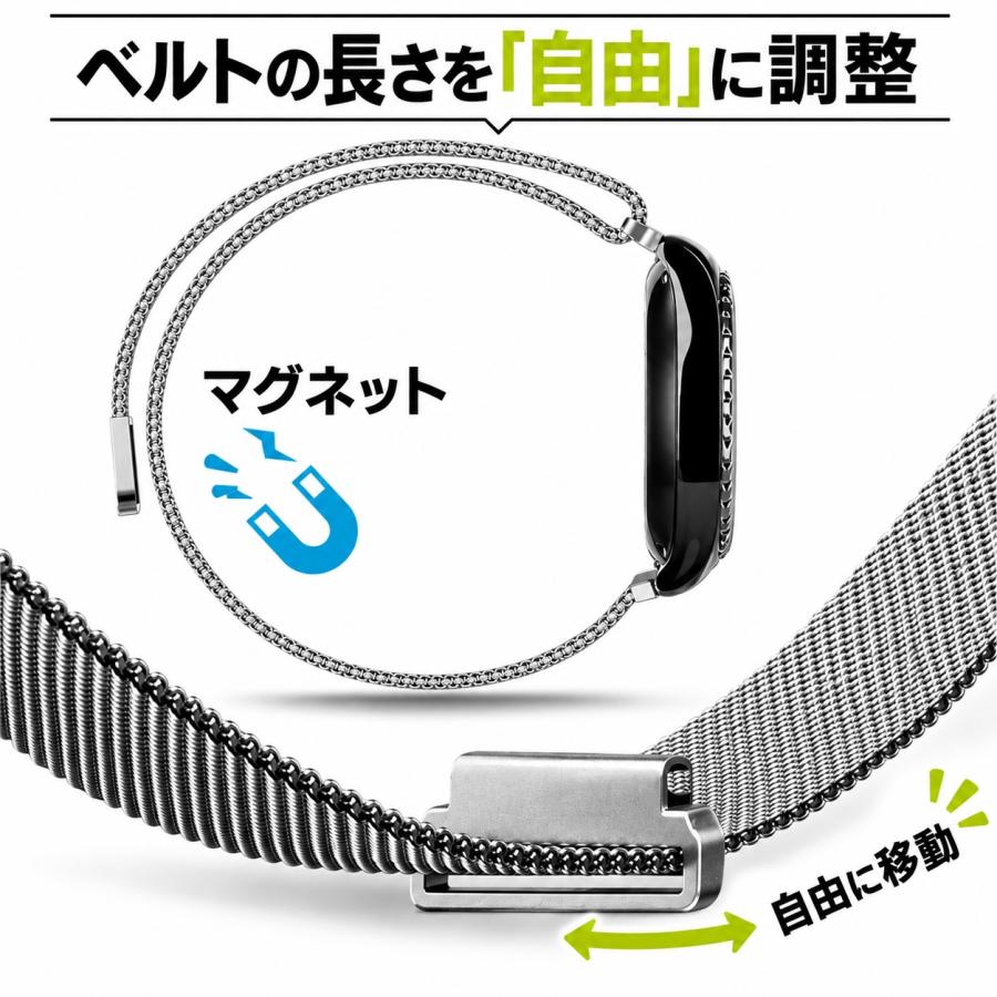 20mmラグ幅ステンレスブレス（バネ棒付） スマートウォッチ ベルト22mm 20mm 18mm 時計バンド ステンレス バネ棒