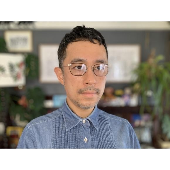 カネコガンキョウ KM-15 BKBG PURE TITANIUM 未使用品（S） ] 金子眼鏡