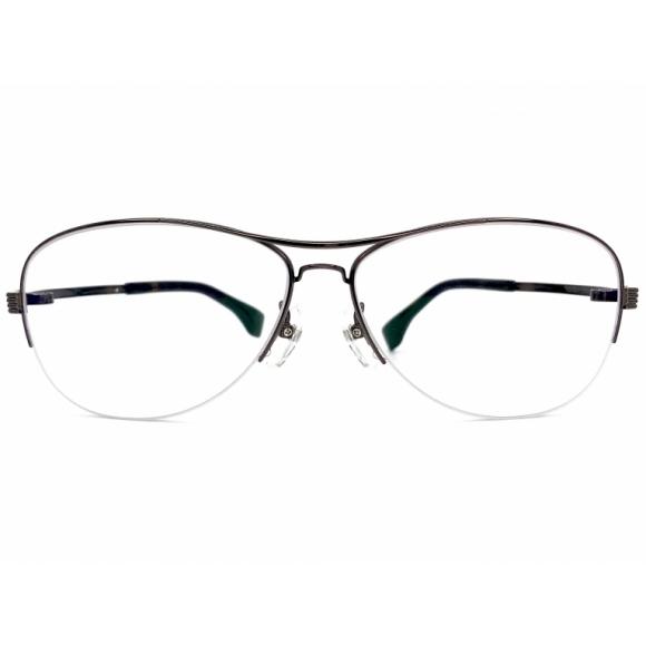 999.9 titanium　サングラス　f-03S フォーナインズ feelsun F-03S 8 ライトブラウン TITANIUM 汚れや