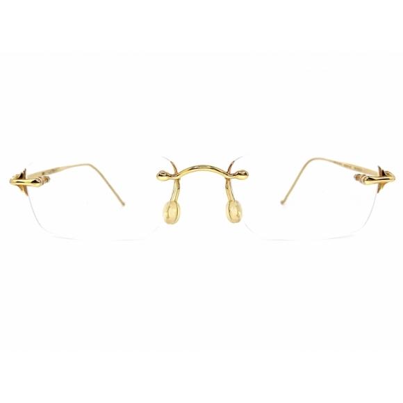 ミズ（ミズシマガンキョウ） GL-152-1 18K Gold （18金） 金無垢 良品