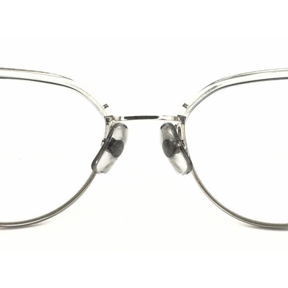 フォーナインズ M-121 0102 クリアスモーク/シルバー TITANIUM 良品