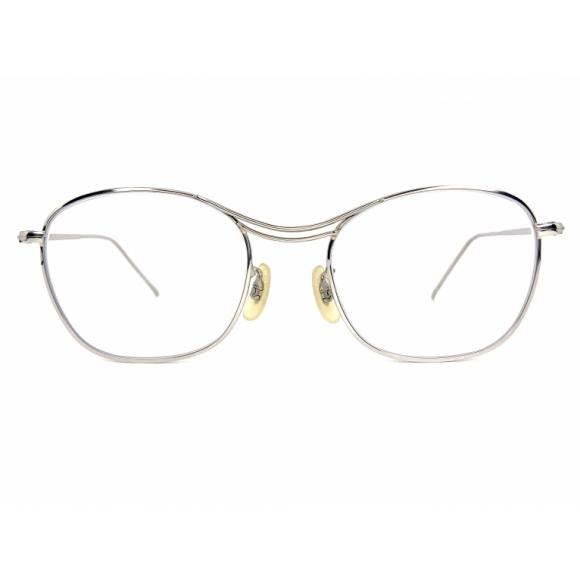 ナナロク 七六 76 折角堂 SPM サンプラチナ製 ダブルブリッジ スクエア