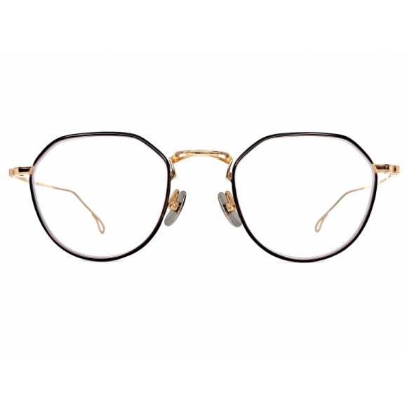 Yellow plus titanium眼鏡 イエローズプラス DARCY C7BR TITANIUM 汚れやダメージがないused品