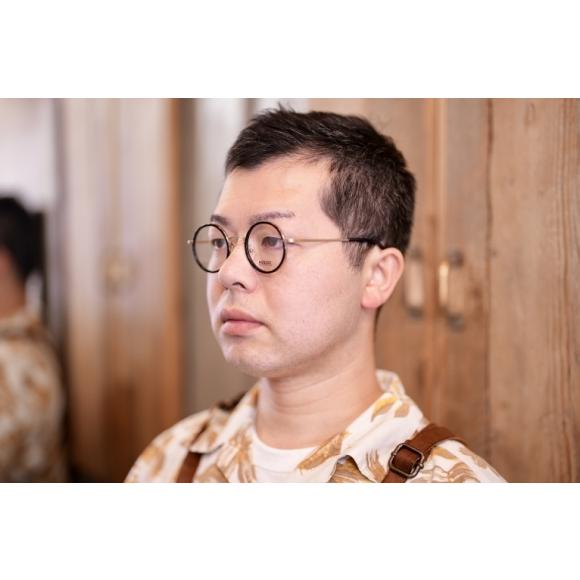 モスコット SHIKKER COL.BLACK/GOLD 未使用品（S） ] モスコット