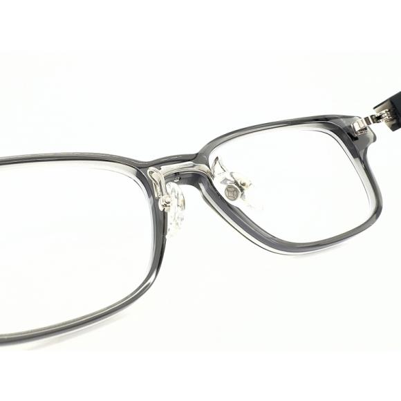 フォーナインメガネフレーム フォーナインズ NP-08 8856 クリスタルスモーク/ブラックデミ 未使用品