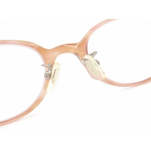 金子眼鏡 ブラウン度ありメガネ(0.75-1.0ぐらい) カネコガンキョウ KA-10 ACETATE LBRS 良品used品。used（B) ] 金子